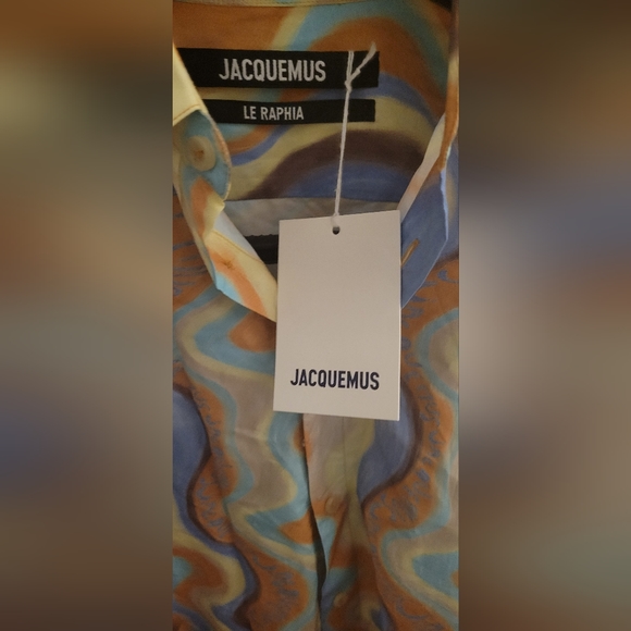 JACQUEMUS  Yellow 'La Chemise Simon' Shirt - Picture 3 of 8